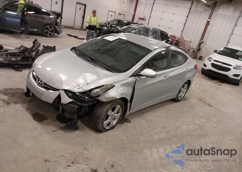 2011 Hyundai Elantra Gls from USA, damaged, VIN 5NPDH4AE9BH002718
